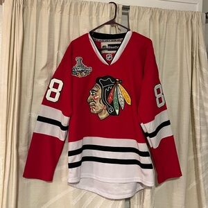 2013 Chicago Blackhawks NHL Patrick Kane Reebok Jersey Size 48